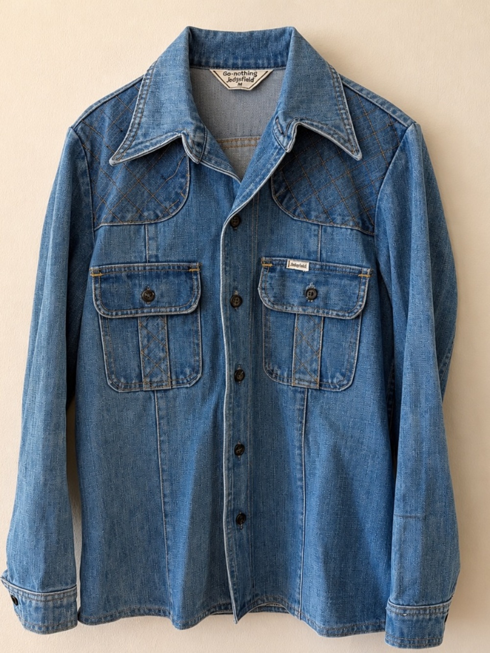 Vintage 70s Sedgefield Denim Western Shirt Jacket USA Made